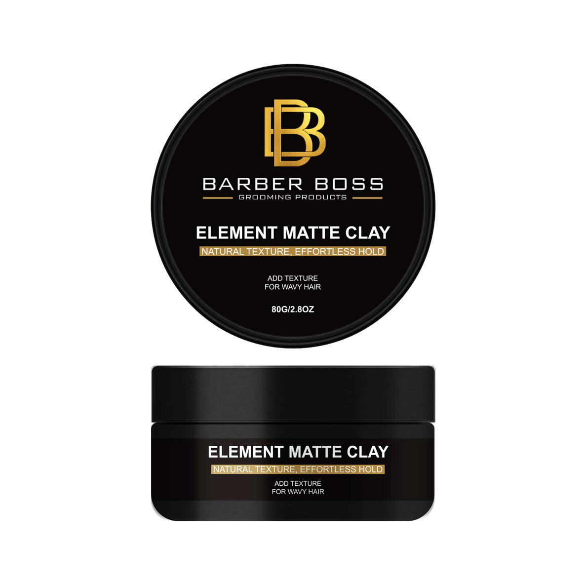 Element Matte Clay — Barber Boss premium grooming product